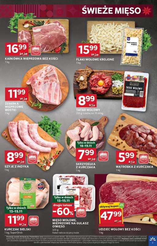 Stokrotka - gazetka promocyjna Gazetka Optima od czwartku 13.11 do środy 19.11 - strona 3