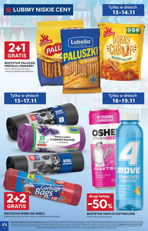 Stokrotka - gazetka promocyjna Gazetka Optima od czwartku 13.11 do środy 19.11 - strona 4