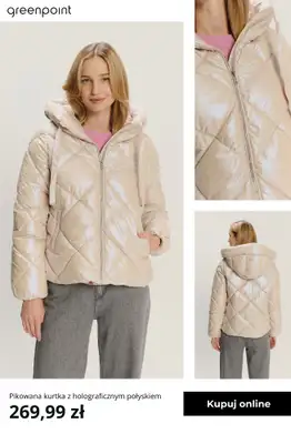Greenpoint - gazetka promocyjna -30% na kurtki, płaszcze, swetry, czapki i szaliki od środy 12.11  - strona 7
