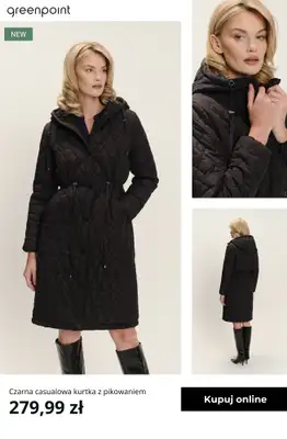 Greenpoint - gazetka promocyjna -30% na kurtki, płaszcze, swetry, czapki i szaliki od środy 12.11  - strona 4