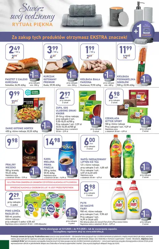 Stokrotka - gazetka promocyjna Gazetka Market od czwartku 13.11 do środy 19.11 - strona 20
