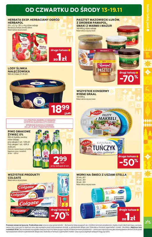 Stokrotka - gazetka promocyjna Gazetka Market od czwartku 13.11 do środy 19.11 - strona 3