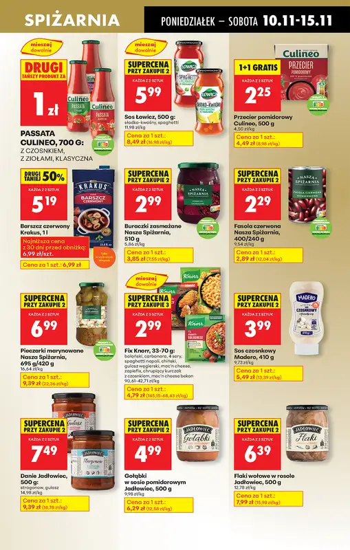 Biedronka - gazetka promocyjna Od poniedziałku od poniedziałku 10.11 do niedzieli 16.11 - strona 57