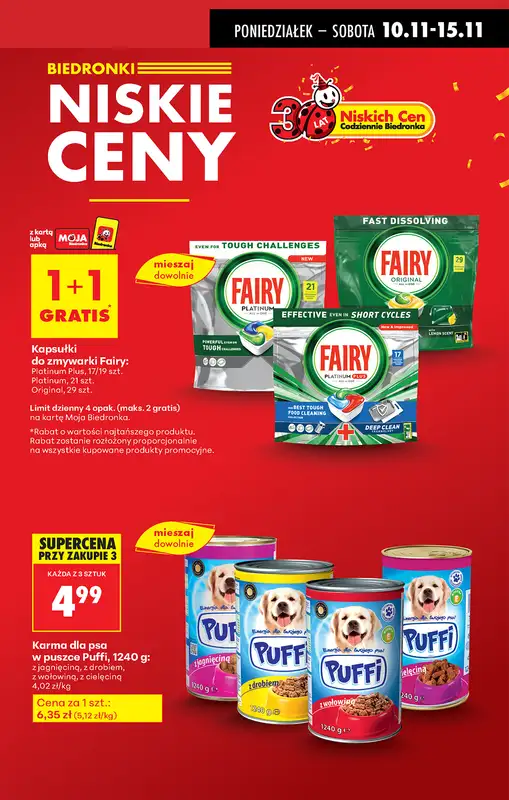 Biedronka - gazetka promocyjna Od poniedziałku, Z ladą tradycyjną od poniedziałku 10.11 do niedzieli 16.11 - strona 19