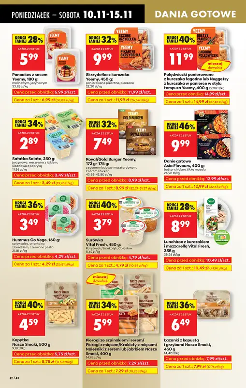 Biedronka - gazetka promocyjna Od poniedziałku, Z ladą tradycyjną od poniedziałku 10.11 do niedzieli 16.11 - strona 52