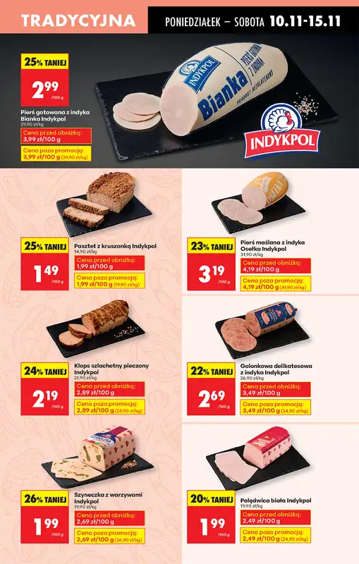 Biedronka - gazetka promocyjna Od poniedziałku, Z ladą tradycyjną od poniedziałku 10.11 do niedzieli 16.11 - strona 29