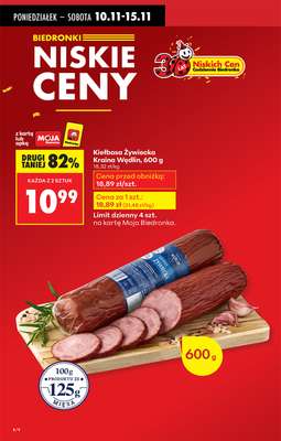 Biedronka - gazetka promocyjna Od poniedziałku, Z ladą tradycyjną od poniedziałku 10.11 do niedzieli 16.11 - strona 10