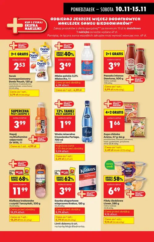 Biedronka - gazetka promocyjna Od poniedziałku, Z ladą tradycyjną od poniedziałku 10.11 do niedzieli 16.11 - strona 48