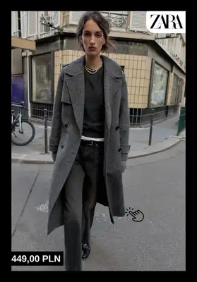 Zara - gazetka promocyjna Płaszcze damskie od środy 12.11  - strona 6