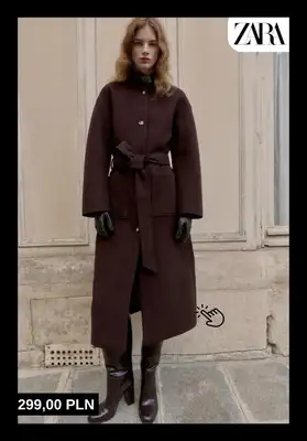 Zara - gazetka promocyjna Płaszcze damskie od środy 12.11  - strona 8