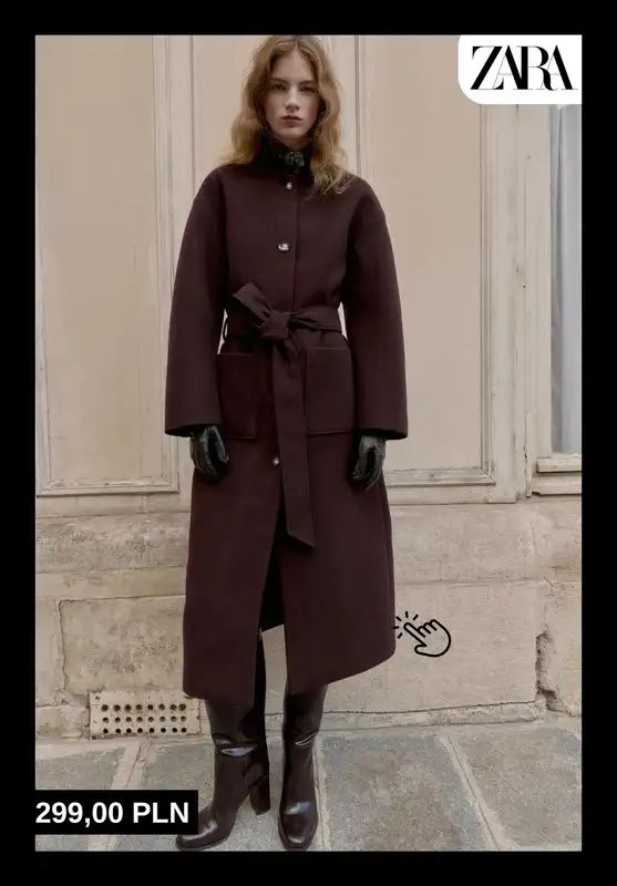 Zara - gazetka promocyjna Płaszcze damskie od środy 12.11  - strona 8