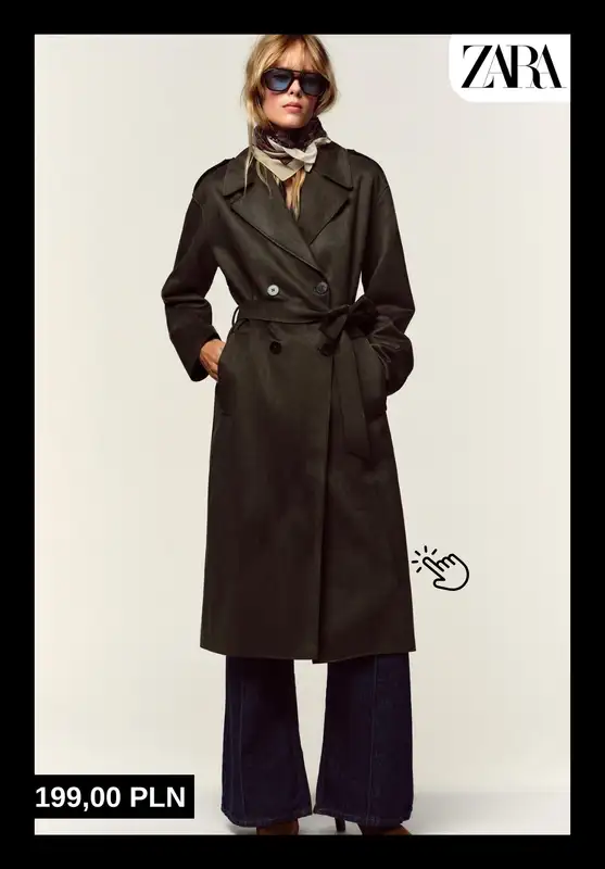 Zara - gazetka promocyjna Płaszcze damskie od środy 12.11  - strona 2