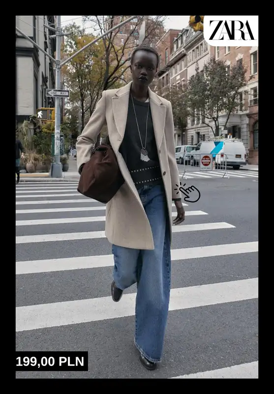 Zara - gazetka promocyjna Płaszcze damskie od środy 12.11  - strona 5