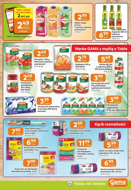 Gama - gazetka promocyjna Gazetka od czwartku 13.11 do wtorku 25.11 - strona 9