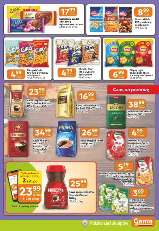 Gama - gazetka promocyjna Gazetka od czwartku 13.11 do wtorku 25.11 - strona 5