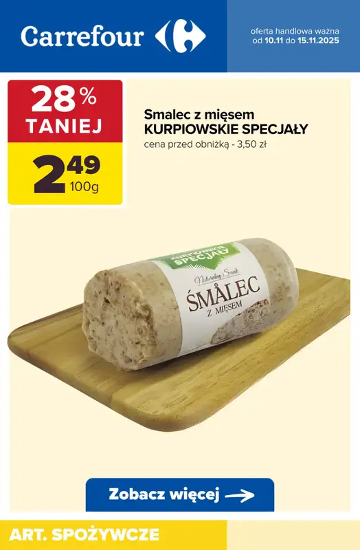 Carrefour - gazetka promocyjna Do -53% na pojedyncze sztuki od środy 12.11 do soboty 15.11 - strona 9