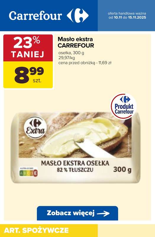 Carrefour - gazetka promocyjna Do -53% na pojedyncze sztuki od środy 12.11 do soboty 15.11 - strona 4