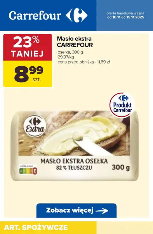 Carrefour - gazetka promocyjna Do -53% na pojedyncze sztuki od środy 12.11 do soboty 15.11 - strona 4
