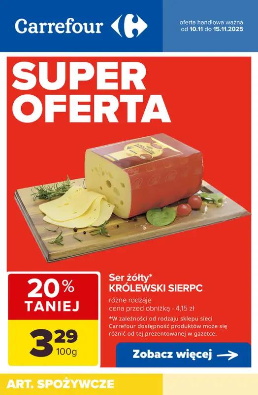 Carrefour - gazetka promocyjna Do -53% na pojedyncze sztuki od środy 12.11 do soboty 15.11 - strona 8