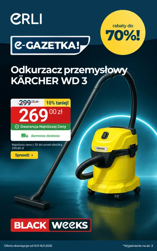 Erli - gazetka promocyjna Black Weeks – Bestsellery do Twojego warsztatu! od piątku 14.11 do niedzieli 16.11