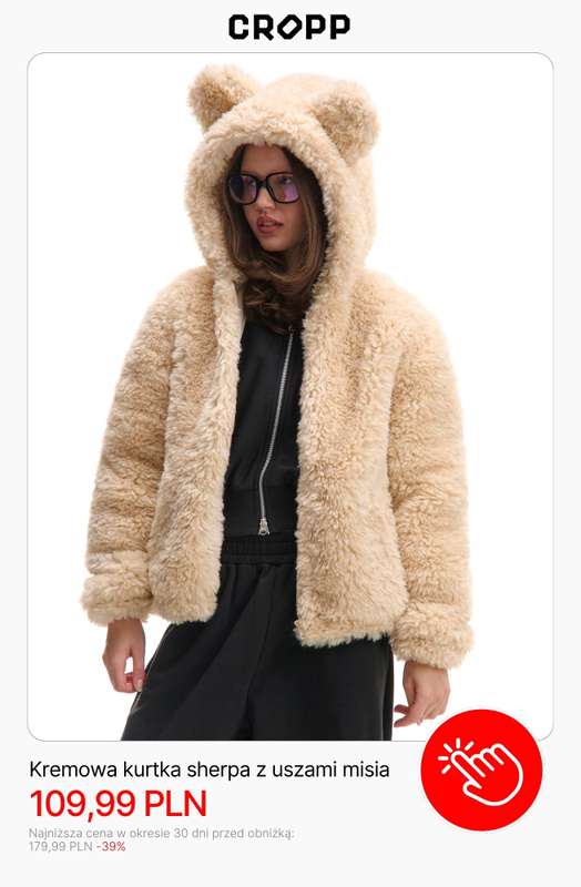 Cropp - gazetka promocyjna WYPRZEDAŻ: odzież damska od czwartku 13.11 do środy 19.11 - strona 9