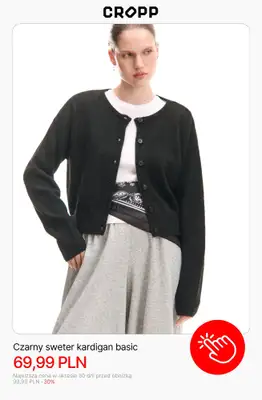 Cropp - gazetka promocyjna WYPRZEDAŻ: odzież damska od czwartku 13.11 do środy 19.11 - strona 10