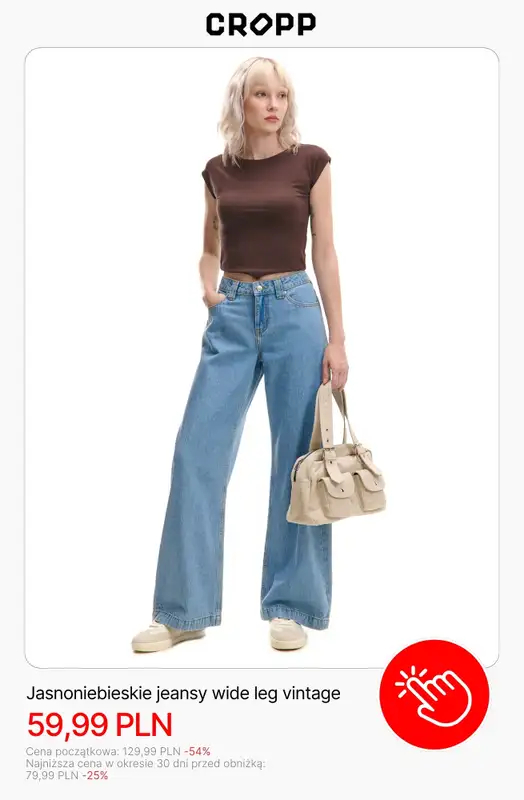 Cropp - gazetka promocyjna WYPRZEDAŻ: odzież damska od czwartku 13.11 do środy 19.11 - strona 8
