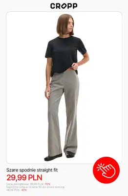 Cropp - gazetka promocyjna WYPRZEDAŻ: odzież damska od czwartku 13.11 do środy 19.11 - strona 3