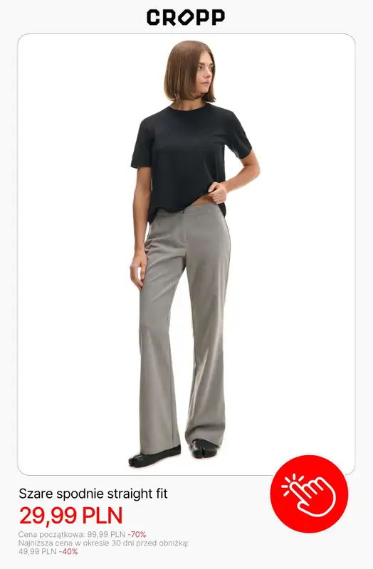 Cropp - gazetka promocyjna WYPRZEDAŻ: odzież damska od czwartku 13.11 do środy 19.11 - strona 3