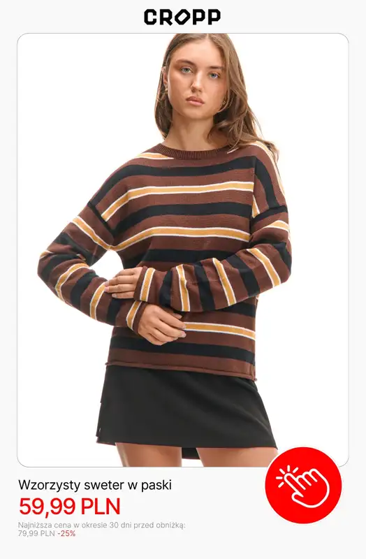 Cropp - gazetka promocyjna WYPRZEDAŻ: odzież damska od czwartku 13.11 do środy 19.11 - strona 4