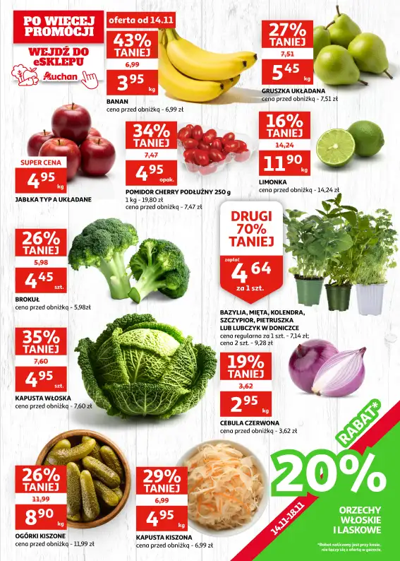 Auchan - gazetka promocyjna Gazetka Zielona Góra I Tydzień jesiennych okazji od środy 12.11 do wtorku 18.11 - strona 6