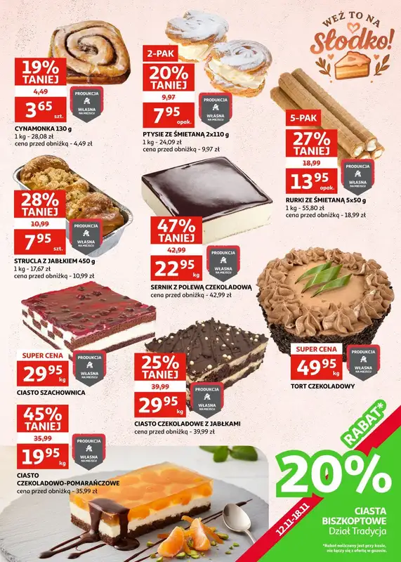 Auchan - gazetka promocyjna Gazetka Zielona Góra I Tydzień jesiennych okazji od środy 12.11 do wtorku 18.11 - strona 8