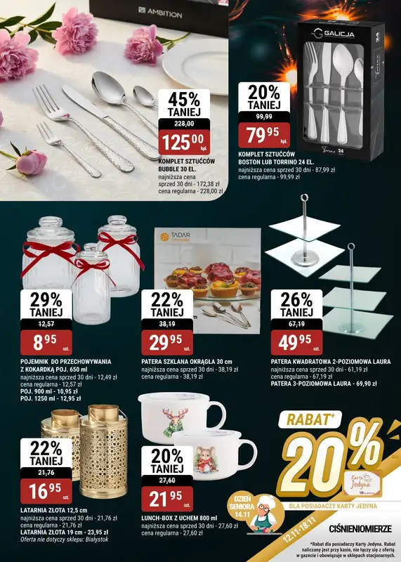 bi1 - gazetka promocyjna Gazetka Białystok, Ełk, Rzeszów od środy 12.11 do wtorku 18.11 - strona 22