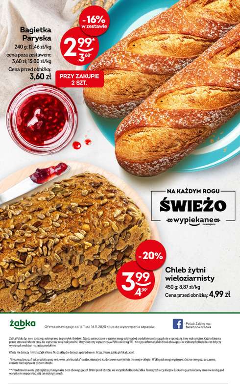 Żabka - gazetka promocyjna Gazetka weekendowa od piątku 14.11 do niedzieli 16.11 - strona 8