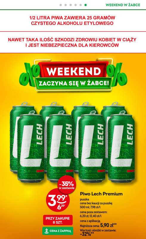 Żabka - gazetka promocyjna Gazetka weekendowa od piątku 14.11 do niedzieli 16.11 - strona 7