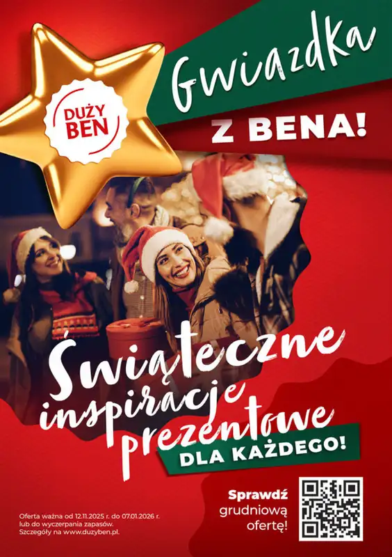 Duży Ben - gazetka promocyjna Katalog Świąteczny od środy 12.11 do niedzieli 07.12