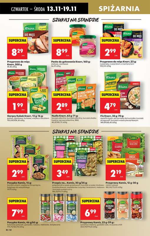 Biedronka - gazetka promocyjna Od czwartku, Z ladą tradycyjną od czwartku 13.11 do środy 19.11 - strona 62