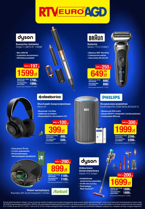 RTV EURO AGD - gazetka promocyjna BLACK FRIDAY WEEKS od środy 12.11 do poniedziałku 17.11 - strona 4