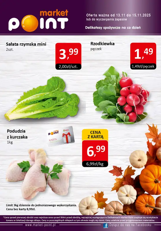 Market Point - gazetka promocyjna Ulotka weekendowa od czwartku 13.11 do soboty 15.11