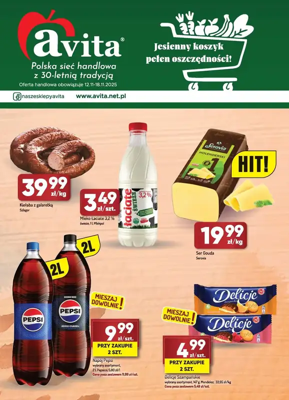 Avita - gazetka promocyjna Gazetka od czwartku 13.11 do wtorku 18.11