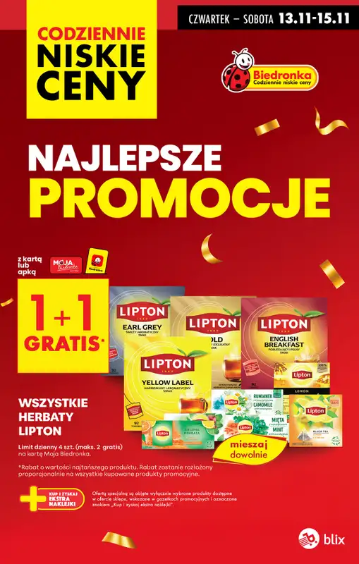 Biedronka - gazetka promocyjna Najlepsze promocje!  