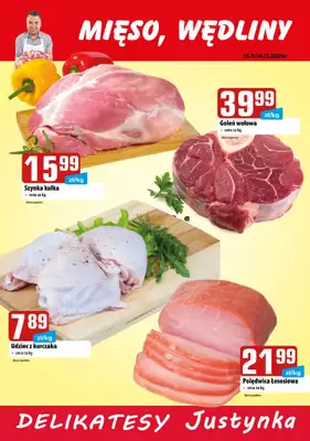 Delikatesy Justynka - gazetka promocyjna Plakaty promocyjne od czwartku 13.11 do niedzieli 16.11 - strona 2
