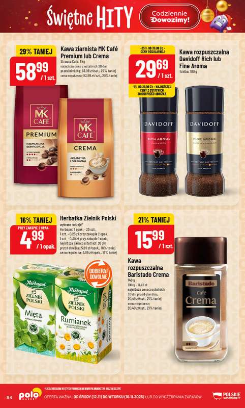 POLOmarket - gazetka promocyjna Gazetka od środy 12.11 do wtorku 18.11 - strona 54