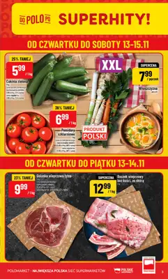 POLOmarket - gazetka promocyjna Gazetka od środy 12.11 do wtorku 18.11 - strona 3