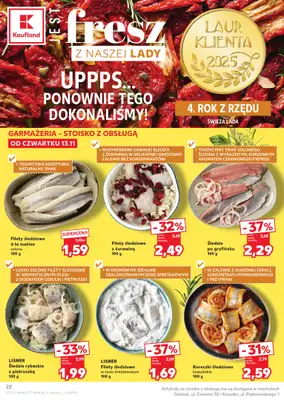 Kaufland - gazetka promocyjna Oferta Kaufland od czwartku 13.11 do środy 19.11 - strona 22