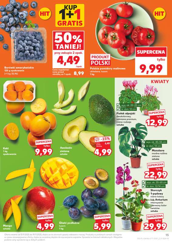 Kaufland - gazetka promocyjna Oferta Kaufland od czwartku 13.11 do środy 19.11 - strona 15