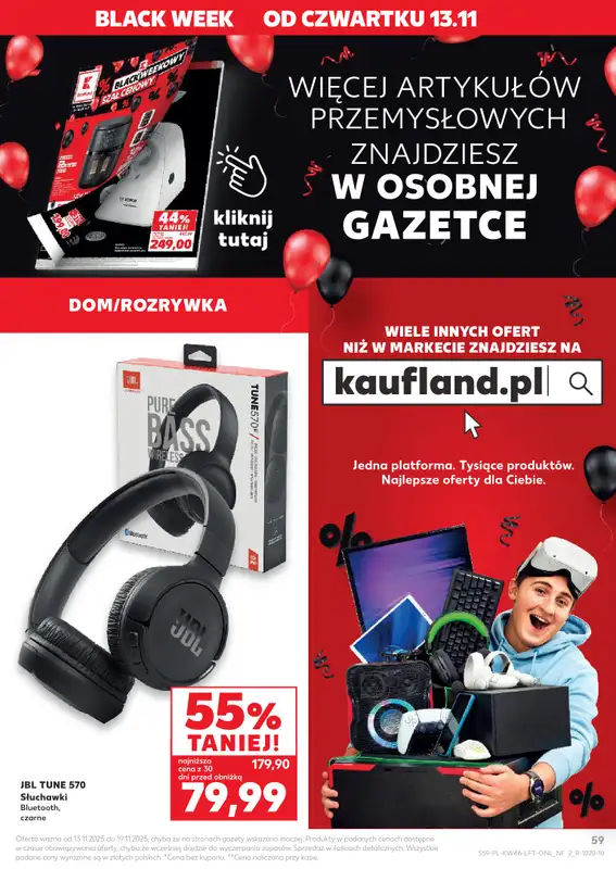 Kaufland - gazetka promocyjna Oferta Kaufland od czwartku 13.11 do środy 19.11 - strona 59