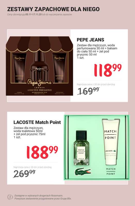 Rossmann - gazetka promocyjna PROMOCJE na zapachy od czwartku 13.11 do poniedziałku 17.11 - strona 11