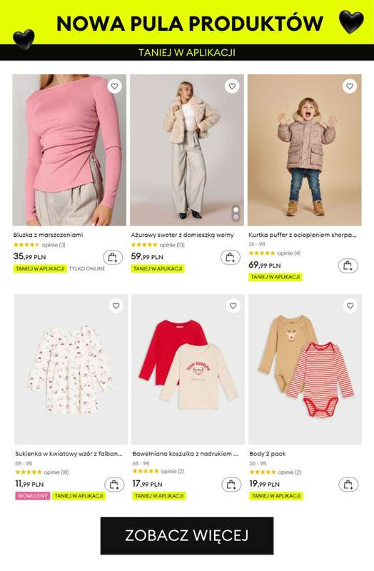 Sinsay - gazetka promocyjna Do -40% BLACK DAYS - nowa pula produktów! od czwartku 13.11  - strona 5