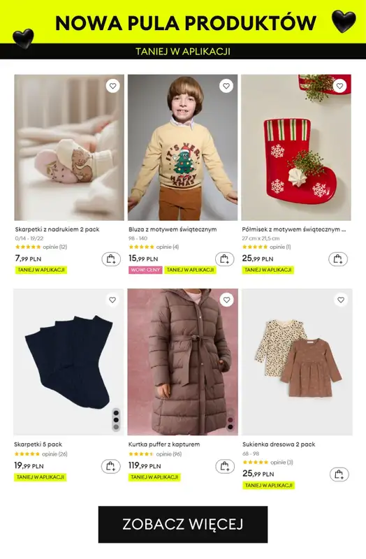 Sinsay - gazetka promocyjna Do -40% BLACK DAYS - nowa pula produktów! od czwartku 13.11  - strona 6